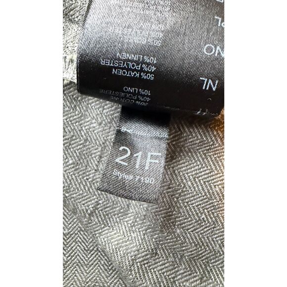 Kuhl Shiftr Gray Herringbone Long Sleeve Button Up Shirt Men's Large - Picture 4 of 5